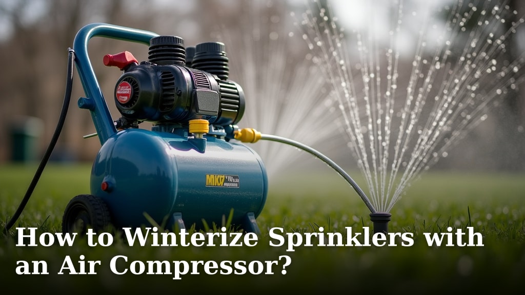 How to Winterize Sprinklers with an Air Compressor?