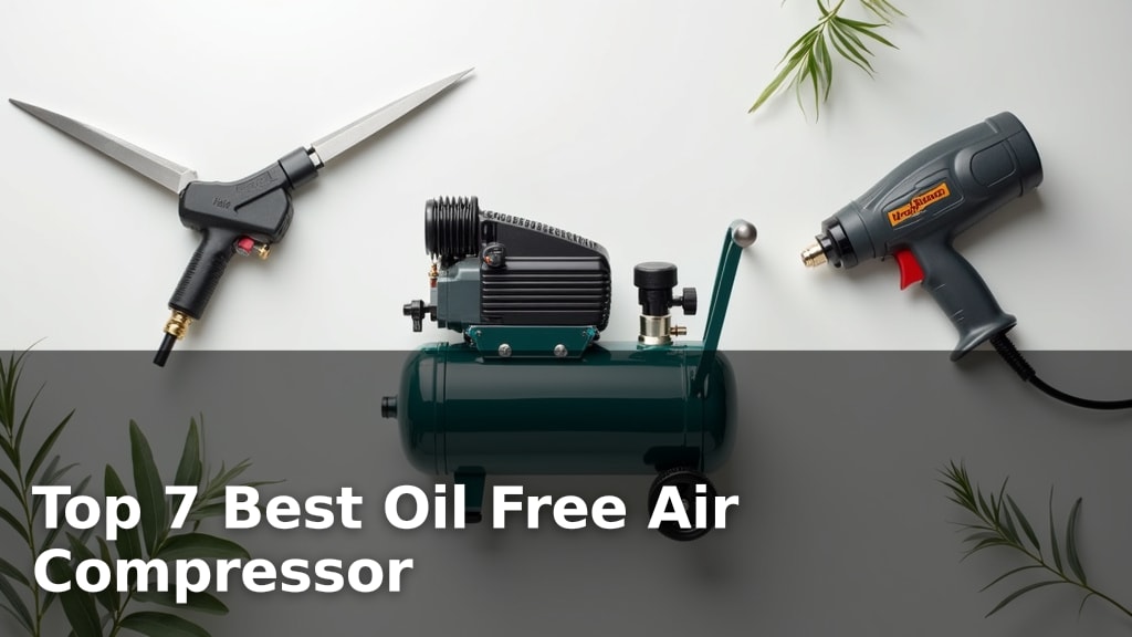 Top 7 Best Oil Free Air Compressor