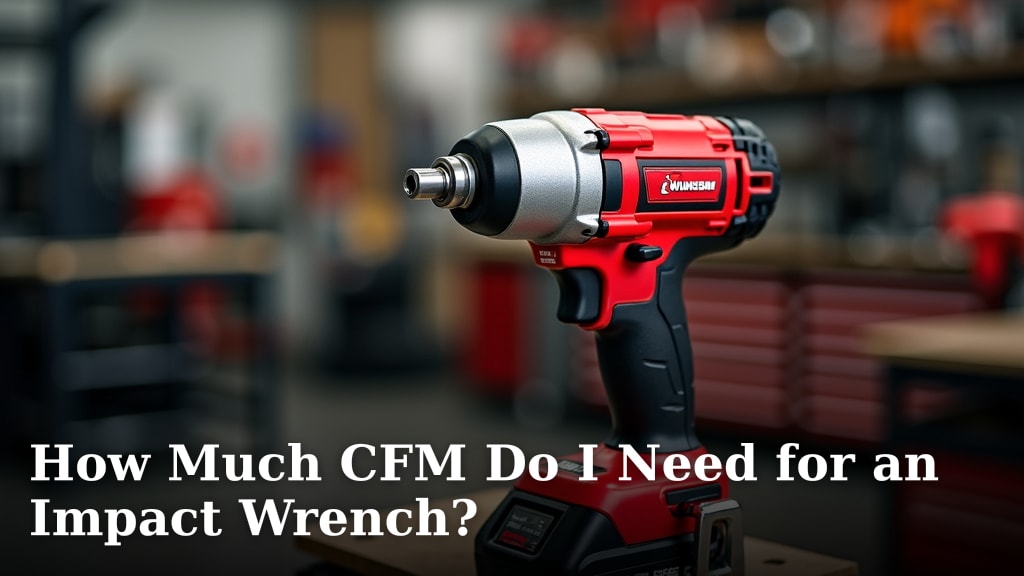 How Much CFM Do I Need for an Impact Wrench?