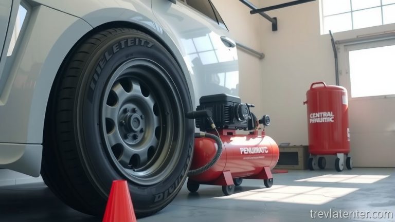 How To Use Central Pneumatic Air Compressor To Fill Tires?