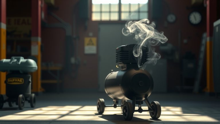 Why Does My Air Compressor Smell Like It’S Burning?