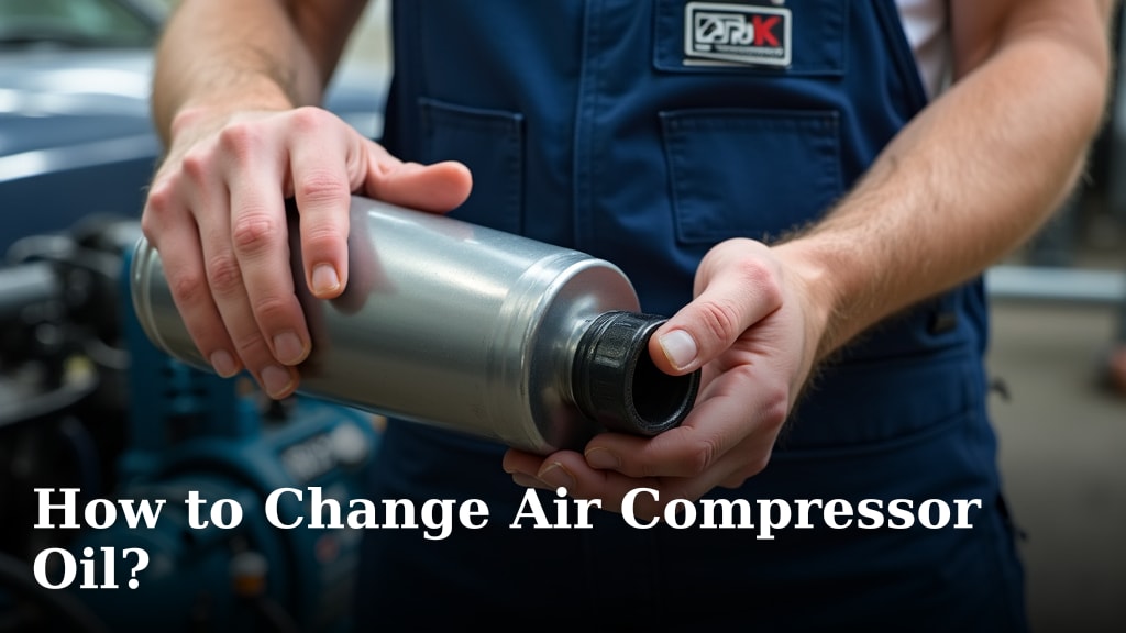 How to Change Air Compressor Oil?