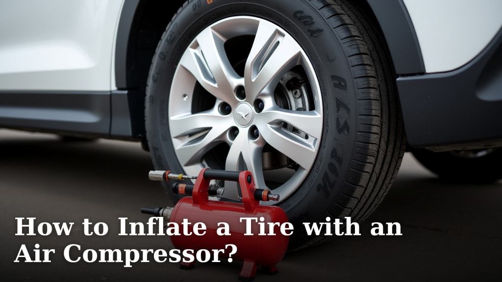 How to Inflate a Tire with an Air Compressor?