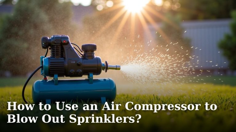 How to Use an Air Compressor to Blow Out Sprinklers?