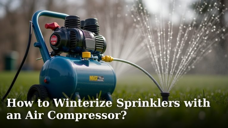 How to Winterize Sprinklers with an Air Compressor?