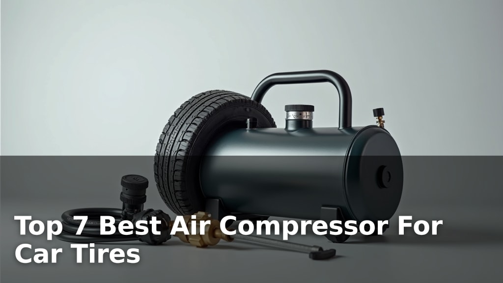 Top 7 Best Air Compressor For Car Tires