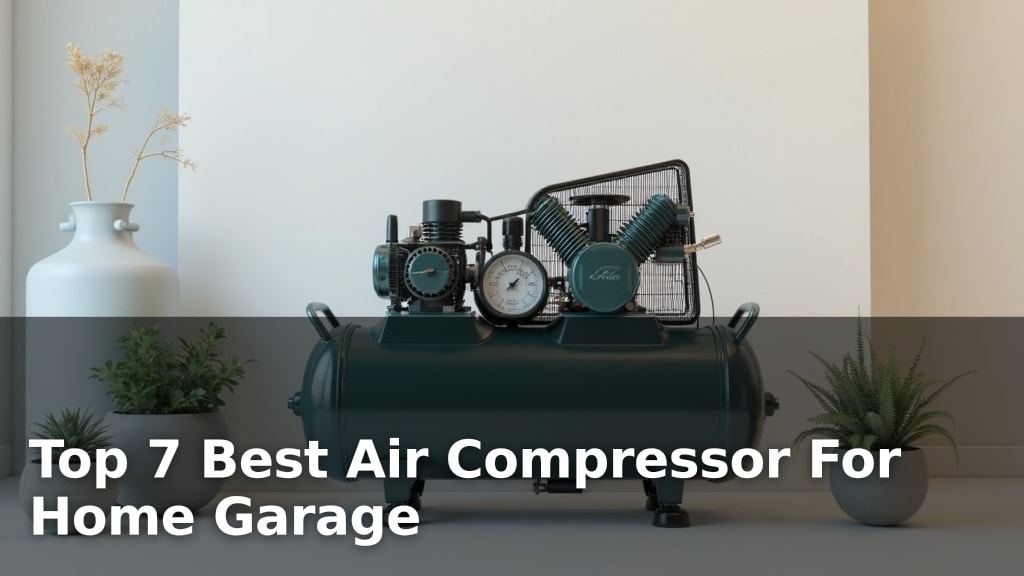 Top 7 Best Air Compressor For Home Garage