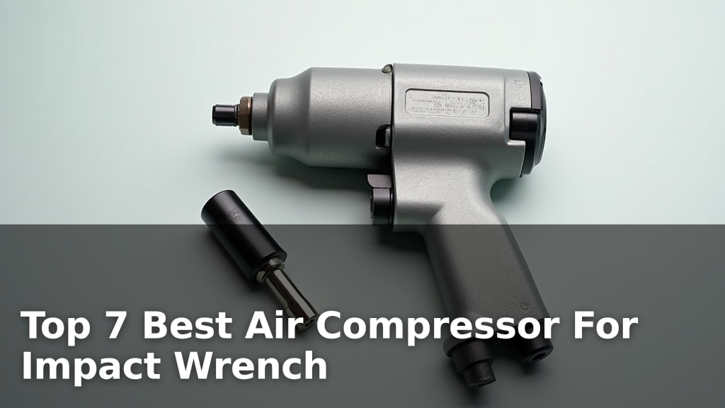 Top 7 Best Air Compressor For Impact Wrench