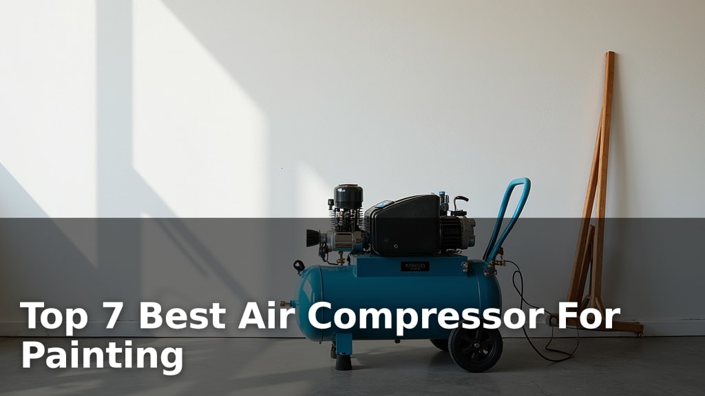 Top 7 Best Air Compressor For Painting