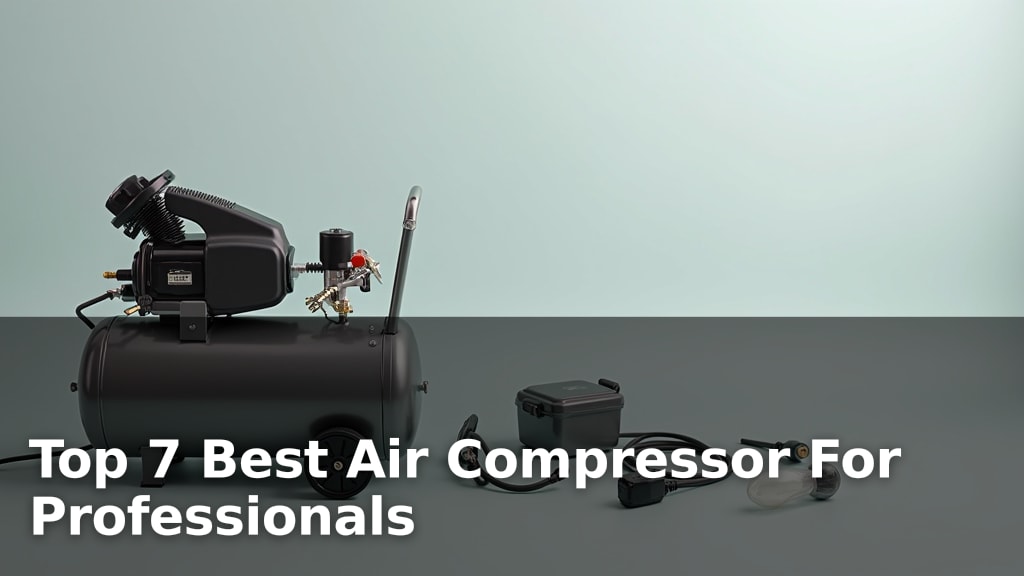 Top 7 Best Air Compressor For Professionals