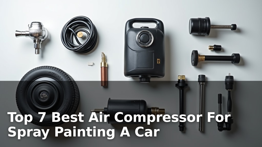 Top 7 Best Air Compressor For Spray Painting A Car