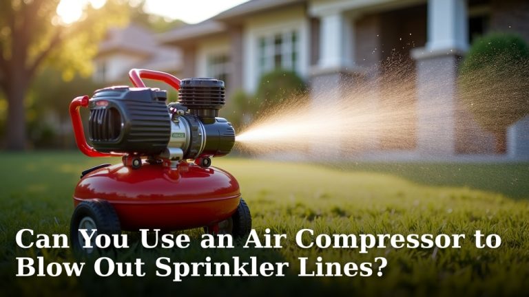Can You Use an Air Compressor to Blow Out Sprinkler Lines?
