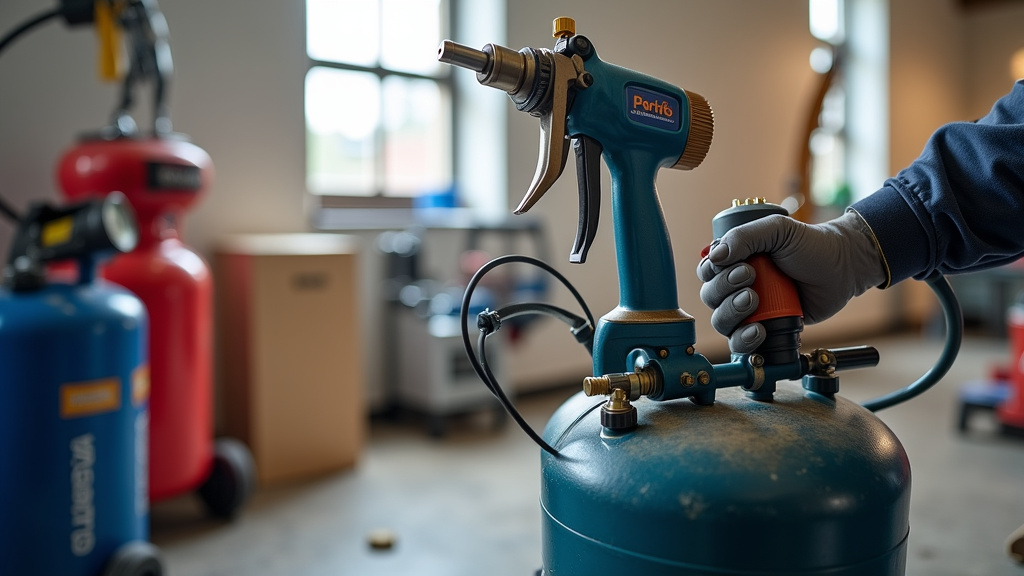 Powering Your Spray Gun with an Air Compressor