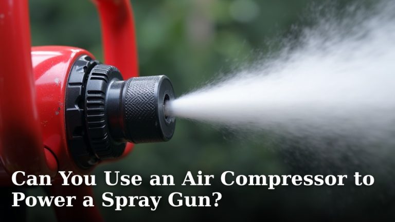 Can You Use an Air Compressor to Power a Spray Gun?