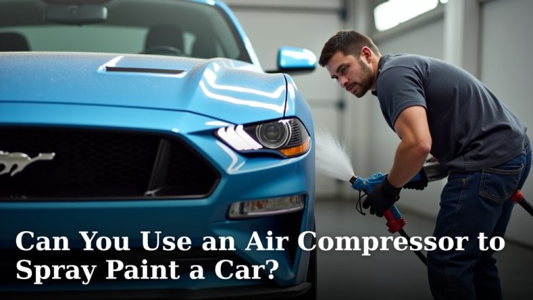 Can You Use an Air Compressor to Spray Paint a Car?