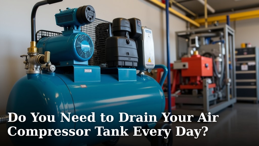 Do You Need to Drain Your Air Compressor Tank Every Day?
