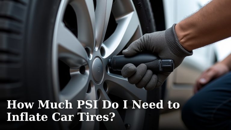 How Much PSI Do I Need to Inflate Car Tires?