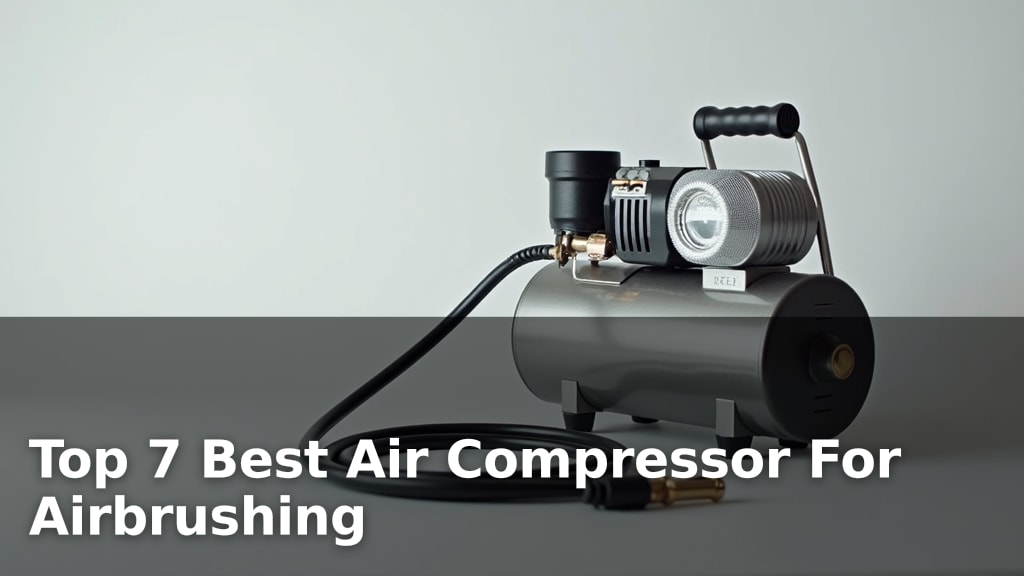 Top 7 Best Air Compressor For Airbrushing