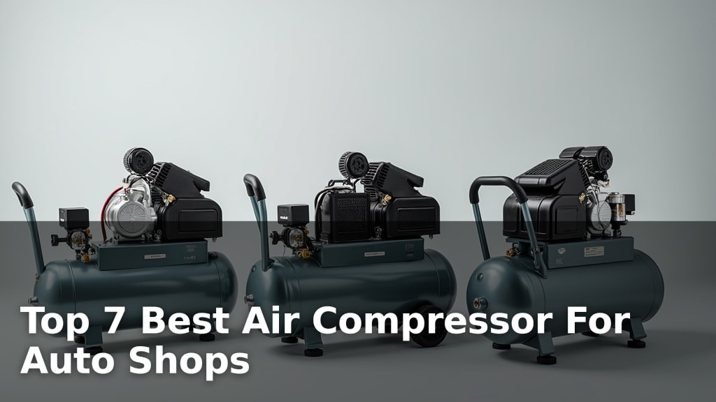 Top 7 Best Air Compressor For Auto Shops
