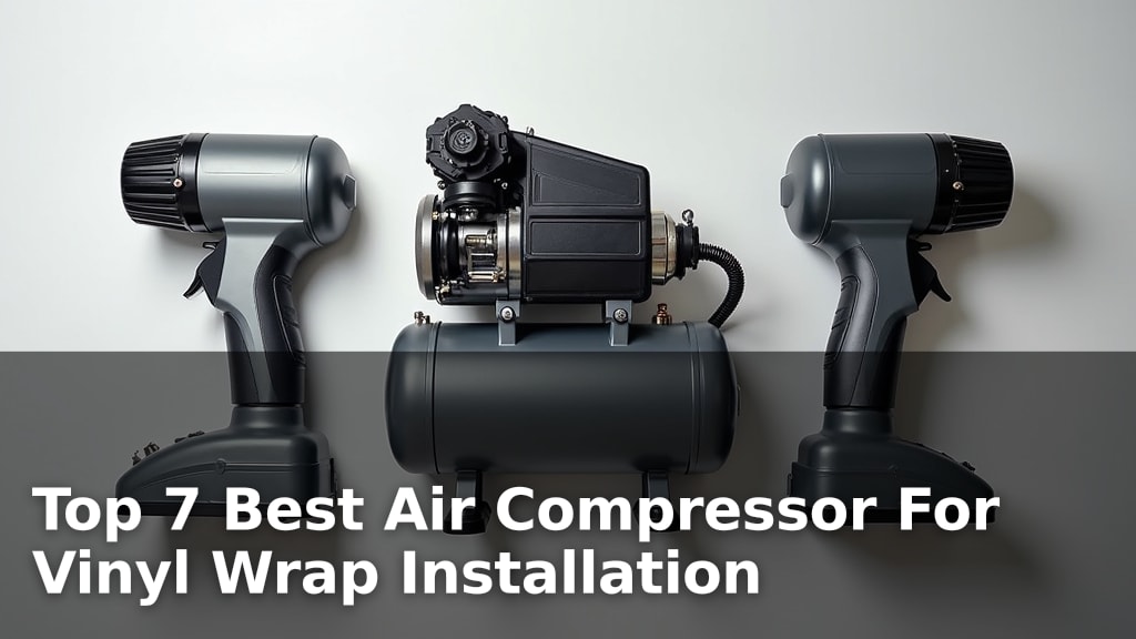 Top 7 Best Air Compressor For Vinyl Wrap Installation