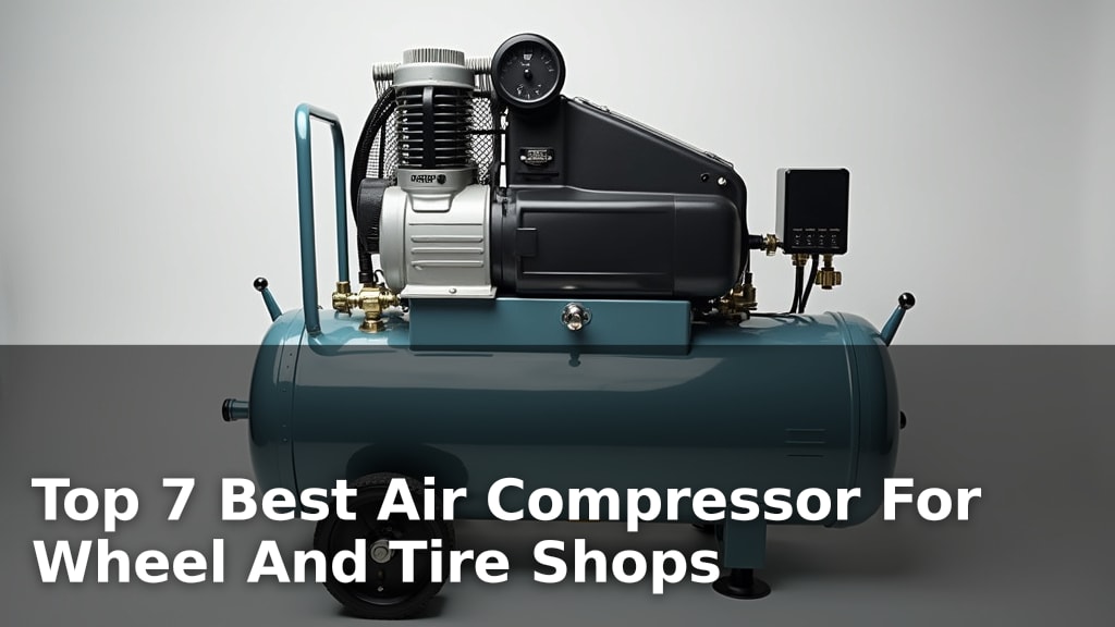 Top 7 Best Air Compressor For Wheel And Tire Shops