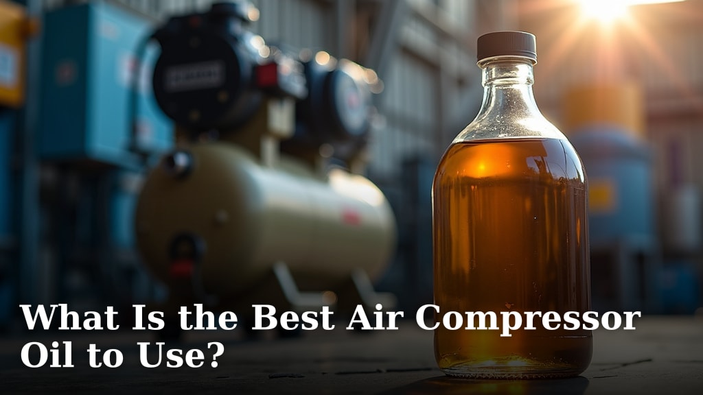 What Is the Best Air Compressor Oil to Use?