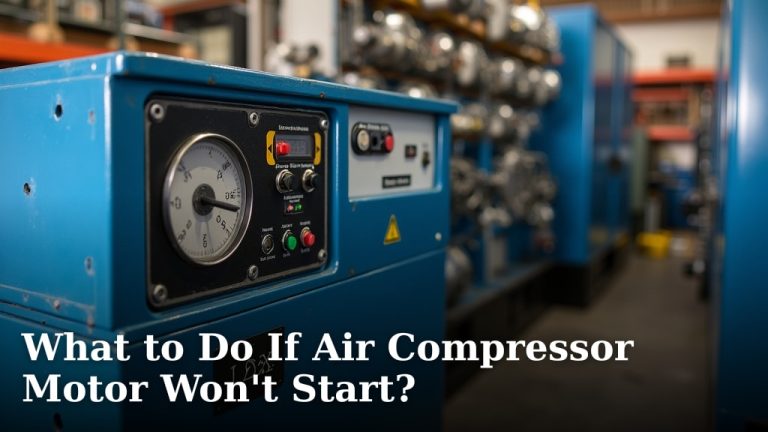 What to Do If Air Compressor Motor Won't Start?