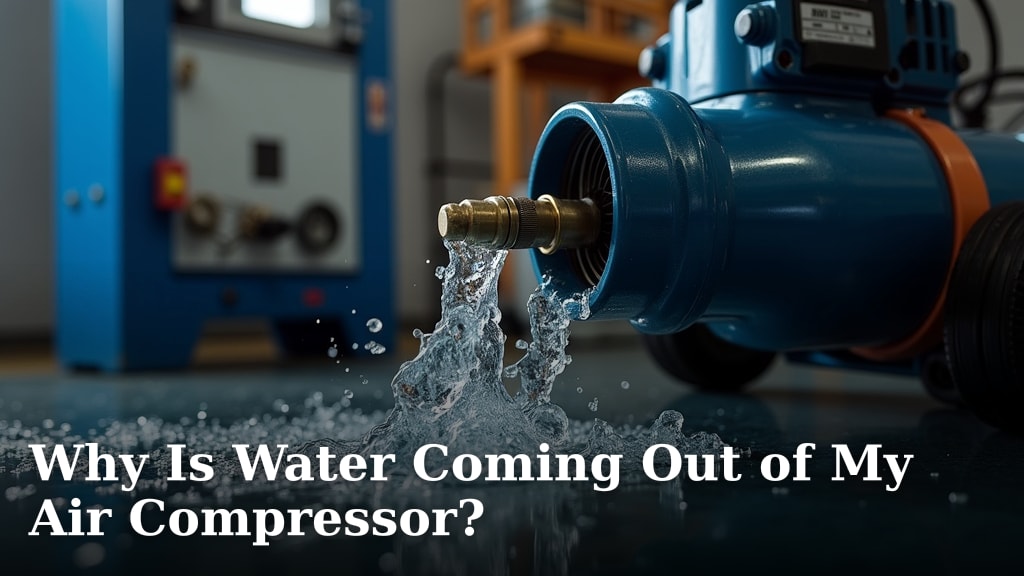 Why Is Water Coming Out of My Air Compressor?
