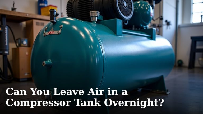 Can You Leave Air in a Compressor Tank Overnight?