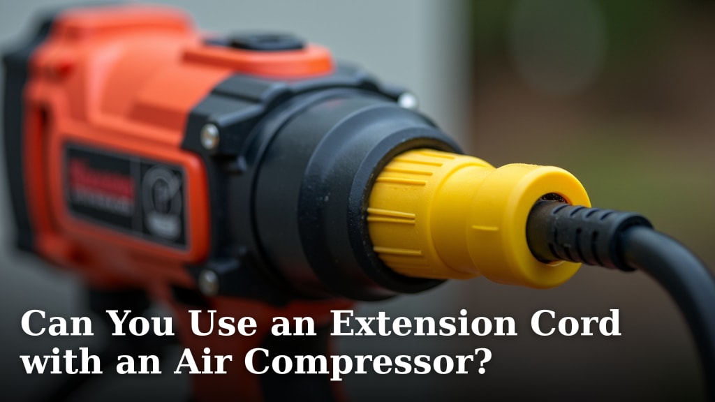 Can You Use an Extension Cord with an Air Compressor?