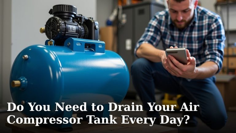 Do You Need to Drain Your Air Compressor Tank Every Day?