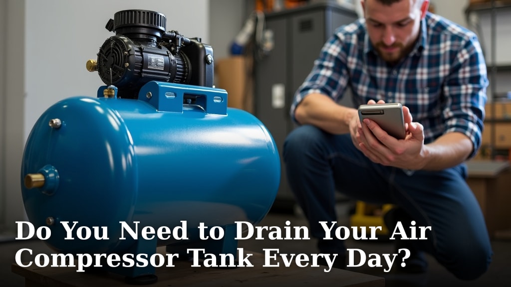 Do You Need to Drain Your Air Compressor Tank Every Day?