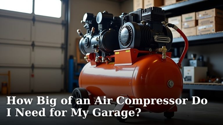 How Big of an Air Compressor Do I Need for My Garage?