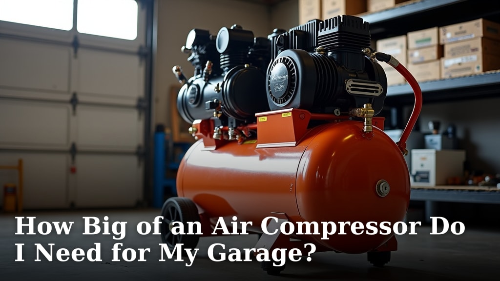 How Big of an Air Compressor Do I Need for My Garage?