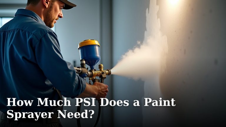How Much PSI Does a Paint Sprayer Need?