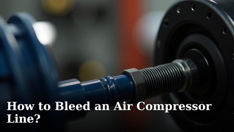 How to Bleed an Air Compressor Line?