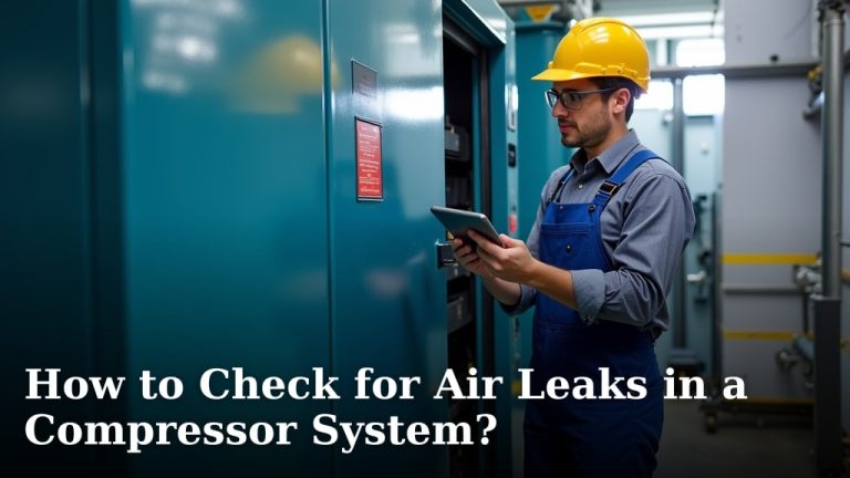 How to Check for Air Leaks in a Compressor System?