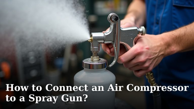 How to Connect an Air Compressor to a Spray Gun?