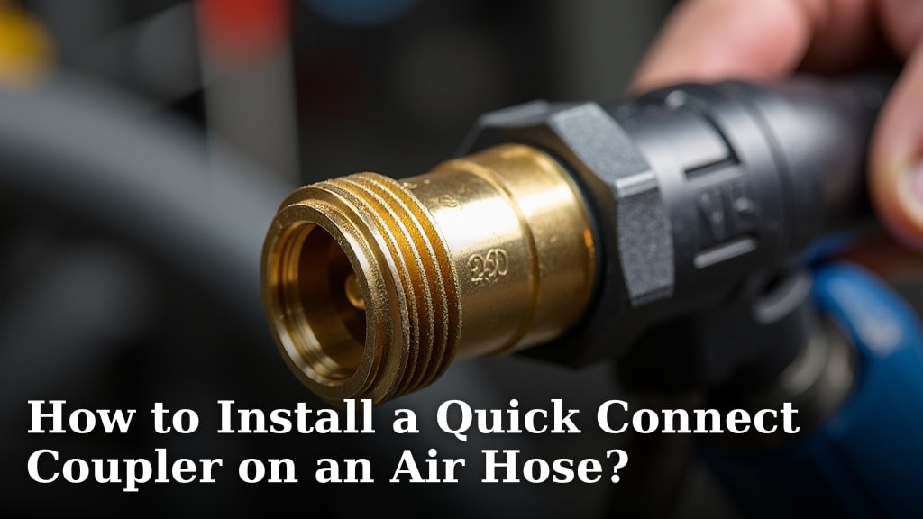 How to Install a Quick Connect Coupler on an Air Hose?