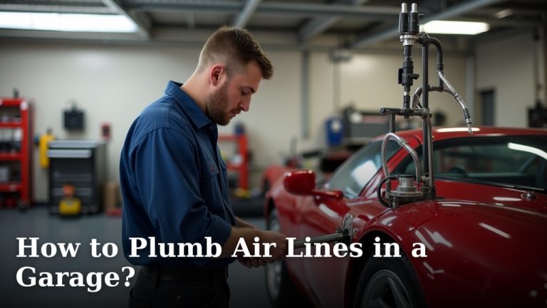 How to Plumb Air Lines in a Garage?