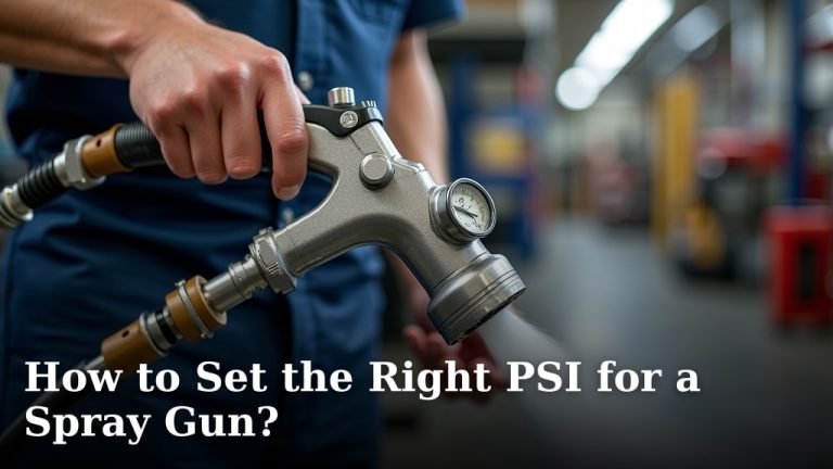 How to Set the Right PSI for a Spray Gun?