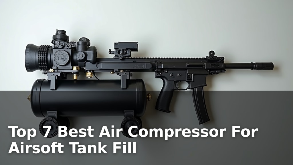 Top 7 Best Air Compressor For Airsoft Tank Fill
