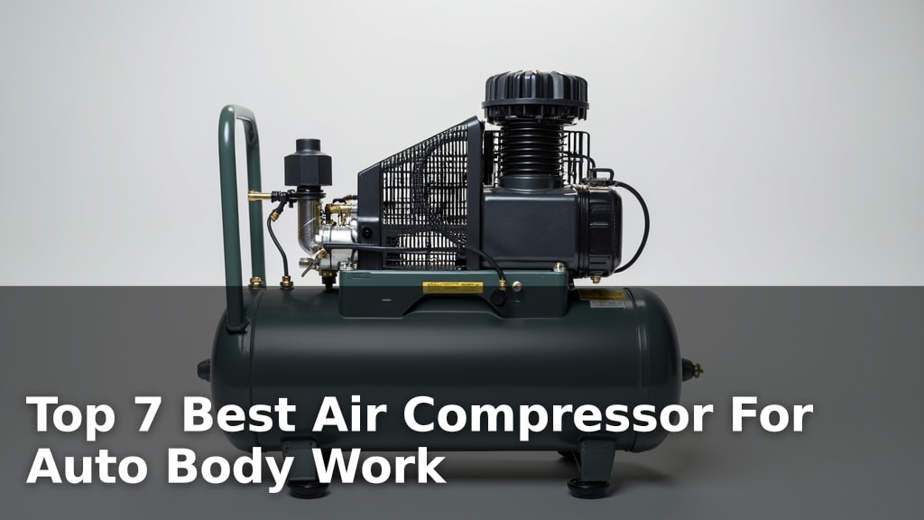 Top 7 Best Air Compressor For Auto Body Work