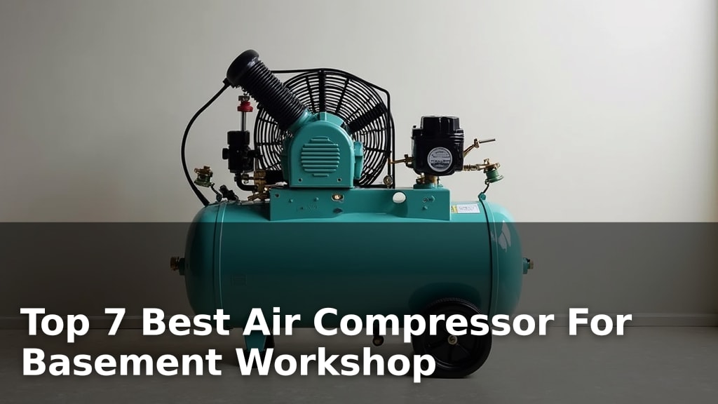 Top 7 Best Air Compressor For Basement Workshop