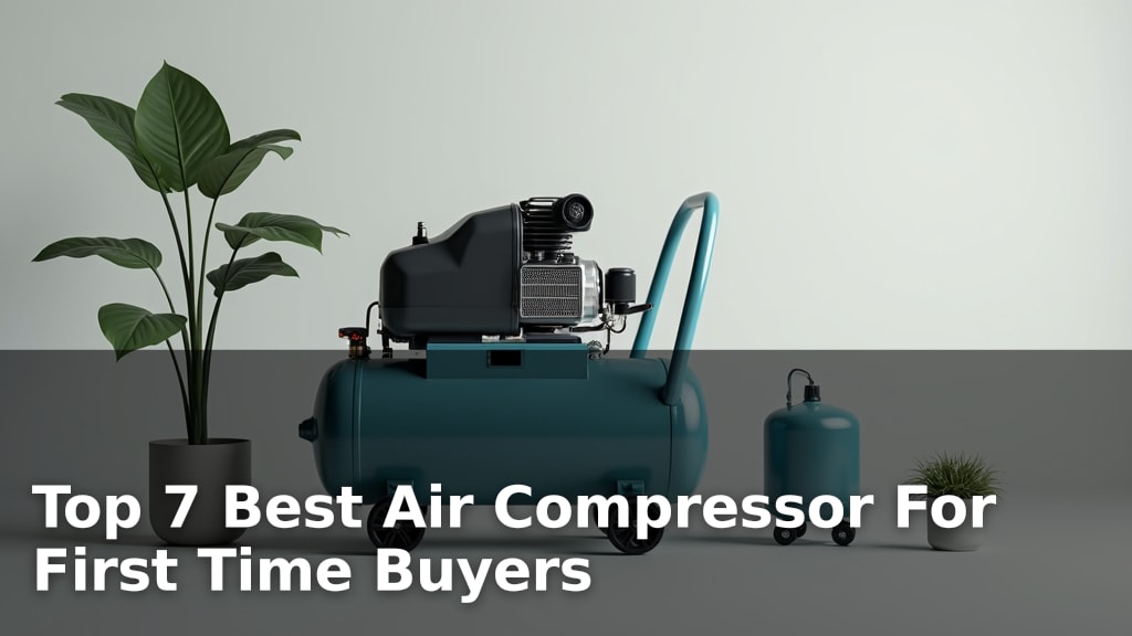 Top 7 Best Air Compressor For First Time Buyers