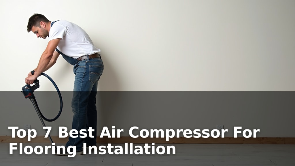 Top 7 Best Air Compressor For Flooring Installation