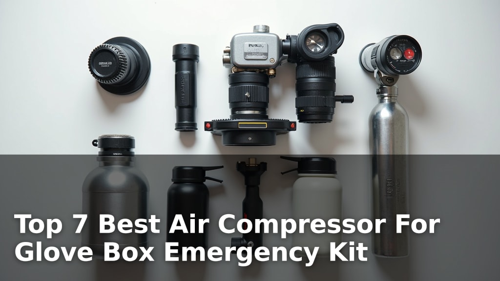 Top 7 Best Air Compressor For Glove Box Emergency Kit
