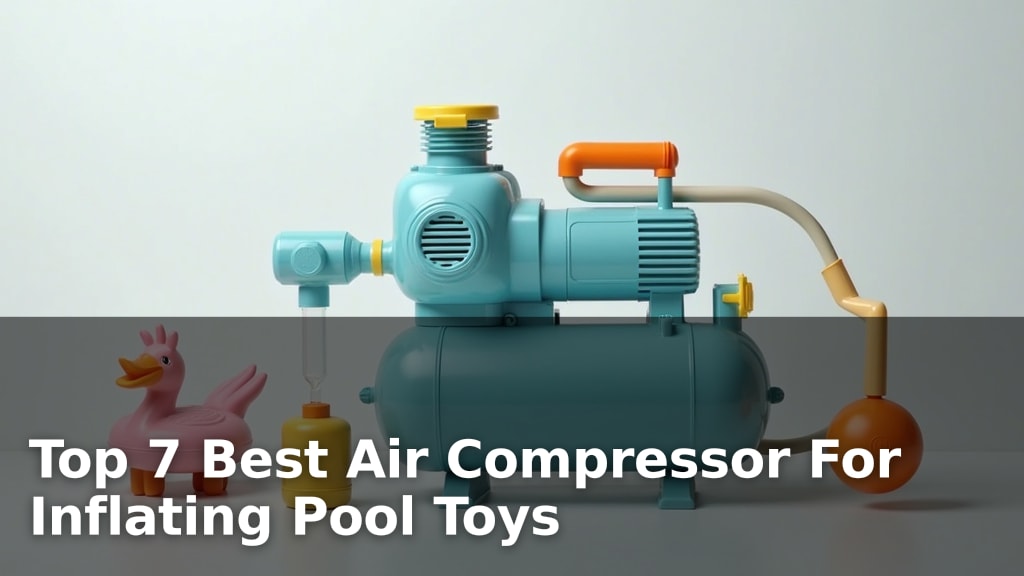 Top 7 Best Air Compressor For Inflating Pool Toys