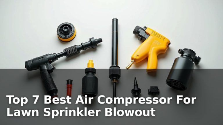 Top 7 Best Air Compressor For Lawn Sprinkler Blowout