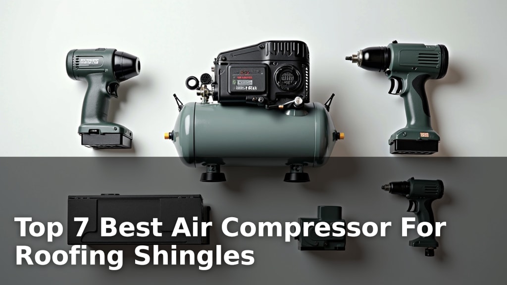 Top 7 Best Air Compressor For Roofing Shingles